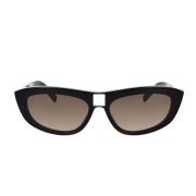 Contemporaine zonnebril met grijze lens en zwart montuur Givenchy , Bl...