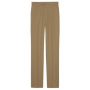 Op maat gemaakte wijde broek Gucci , Brown , Dames