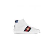 Bee Ace High-Top Sneakers Gucci , White , Heren
