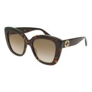 Zonnebril Gucci , Brown , Dames