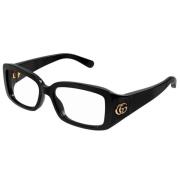 Moderne en vrouwelijke GG Corner zonnebril Gucci , Black , Unisex