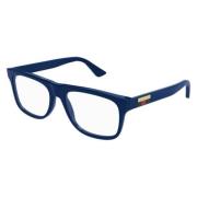 Blauw Transparante Gg1117O Bril Gucci , Blue , Unisex