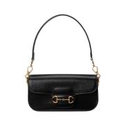 Kleine Horsebit 1955 schoudertas Gucci , Black , Dames