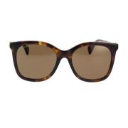 Vrouwelijke Cat-Eye Zonnebril Gucci , Brown , Dames