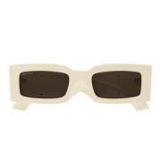 Minimalistische zonnebril Gg1425S 004 Gucci , White , Dames