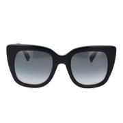 Gucci Oversized Cat-eye Zonnebril Gucci , Black , Dames