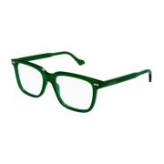 Herenbrillen met vierkant acetaat montuur in groen transparant Gucci ,...