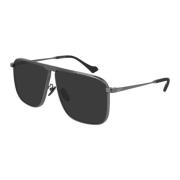 Sunglasses Gg0840S 001 ruthenium ruthenium grey size: 63/10/147 Gucci ...