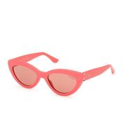 Modieuze zonnebril Guess , Pink , Dames