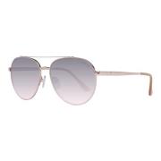 Gouden Aviator Zonnebril voor Vrouwen Guess , Yellow , Dames