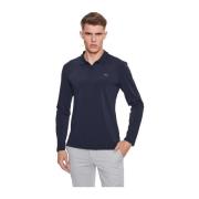 Stretch Polo Shirt - Nieuwe Technologie, Lange Mouw Guess , Blue , Her...