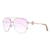 Roségouden Aviator Zonnebril Guess , Pink , Dames