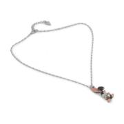 Stalen Applique Ketting voor Vrouwen Guess , Gray , Dames