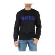 Sweatshirt Hugo Boss , Blue , Heren