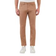 Slimfit-jeans Hugo Boss , Brown , Heren