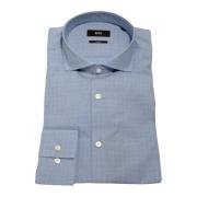 Shirts Hugo Boss , Blue , Heren