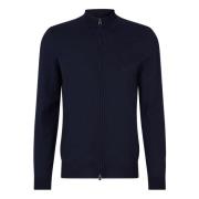 Veelzijdige Regular Fit Trui met Rits Hugo Boss , Blue , Heren