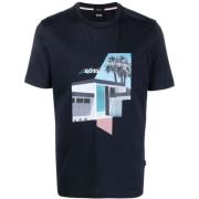 T-shirt Hugo Boss , Blue , Heren