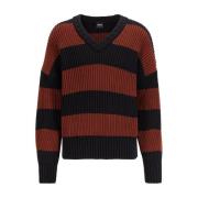 V-neck Knitwear Hugo Boss , Red , Heren