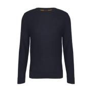 Donkerblauwe Sweaters voor Heren Hugo Boss , Blue , Heren