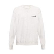 ‘Mikis’ sweatshirt met logo Isabel Marant , Beige , Heren