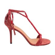 High Heel Sandals Isabel Marant , Red , Dames