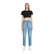 Klieke Straight Jeans John Richmond , Blue , Dames