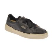 Leren herensneaker met contrasterende hiel John Richmond , Black , Her...