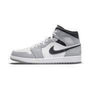 Greyscale Leren Sneakers voor Heren Jordan , Gray , Heren