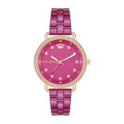 Rose Gouden Damesmode Horloge Juicy Couture , Yellow , Dames