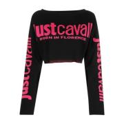 Sweatshirts Just Cavalli , Black , Dames