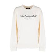 Sweatshirts Hoodies Karl Lagerfeld , White , Dames