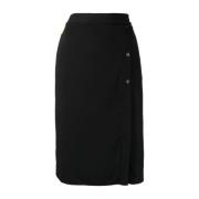 Midi-rok Karl Lagerfeld , Black , Dames