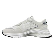 Witte Leren Sneakers Karl Lagerfeld , White , Heren