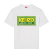 Tee-Shirt Parijs Wit Groen - L Kenzo , White , Heren