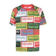 Stijlvolle Rode T-shirt of Polo met KZO Labels Kenzo , Red , Heren