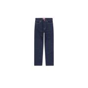 Raw Denim Straight Cut Jeans Kenzo , Blue , Heren