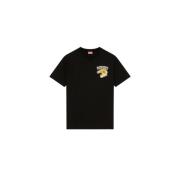 Jungle Tiger T-Shirt Kenzo , Black , Heren
