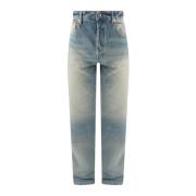 Stijlvolle katoenen jeans met gewassen effect Kenzo , Blue , Heren