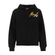 Zwarte katoenen sweatshirt Kenzo , Black , Dames