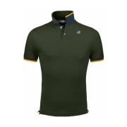 Polo Shirt, Zwart K-Way , Green , Heren
