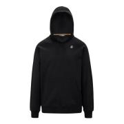 Hoodie K-Way , Black , Heren