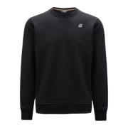 Baptiste Crewneck Sweater - Zwart K-Way , Black , Heren