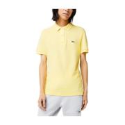 Gele Slim Fit Polo Shirt Lacoste , Yellow , Heren