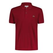 Slim-Fit Polo Shirt Lacoste , Red , Heren