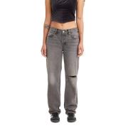 Rechte spijkerbroek Levi's , Black , Dames