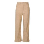 Rechte broek Levi's , Brown , Dames