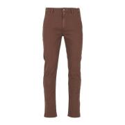 Bruine Katoenen Stretch Broek Levi's , Brown , Heren