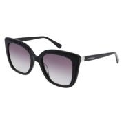 Zwarte zonnebril voor vrouwen Longchamp , Black , Dames