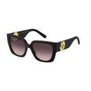 Zwarte zonnebril met bruin getinte glazen Marc Jacobs , Black , Unisex